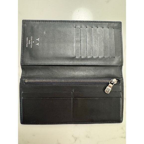 Louis Vuitton Black Long Epi Leather Brazza Wallet Authentic Designer Luxury - Picture 5 of 11